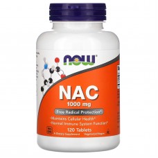 NOW Foods, NAC, 1000 мг, 120 таблеток NOW Foods, NAC, 1000 мг, 120 таблеток